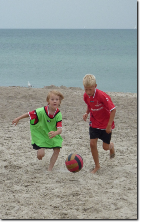 Zweikampf im Sand
